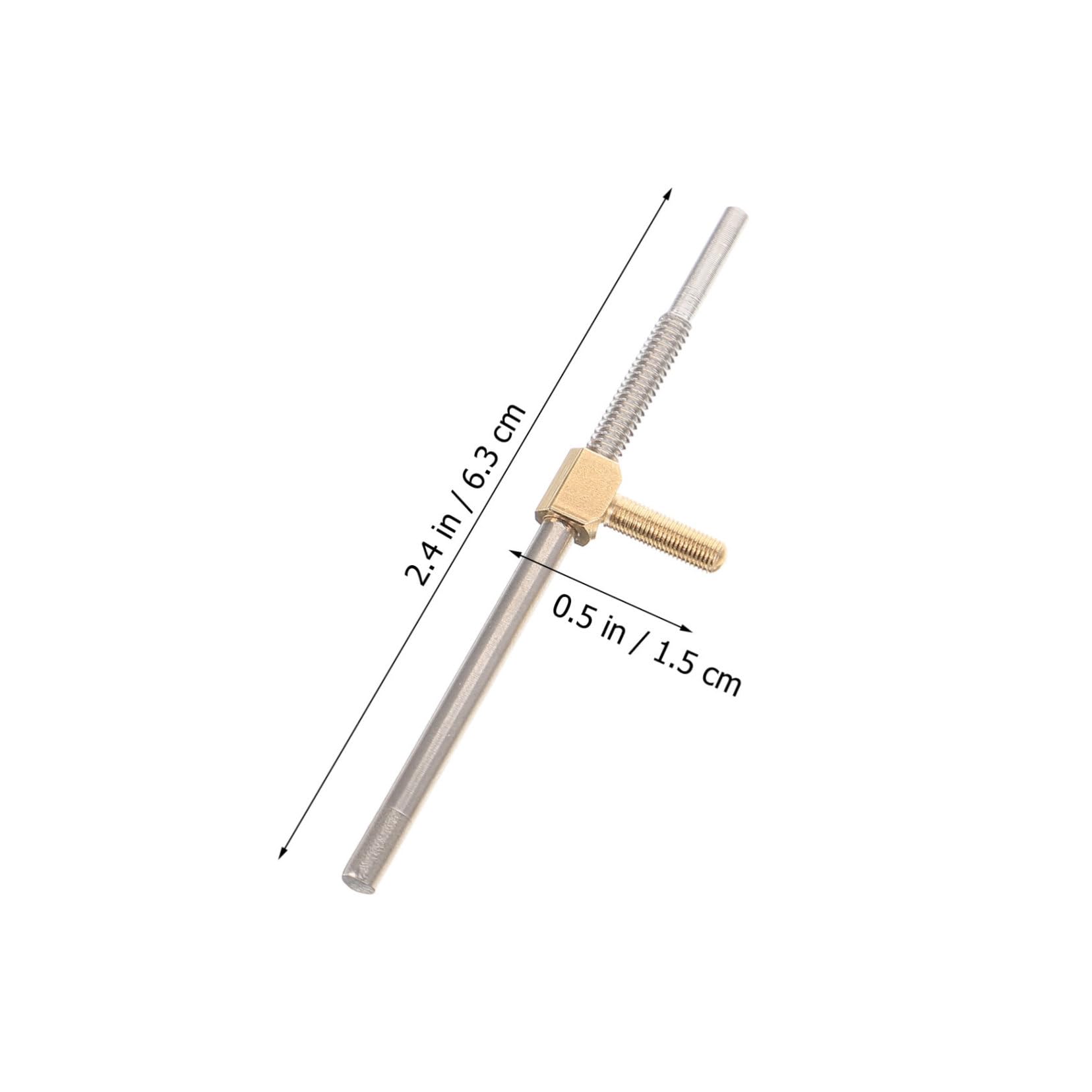 SUPVOX 2pcs Cello Bow Frog Tool Anti Slip Screw for Violin Bow Frog Professional Cello Accessory