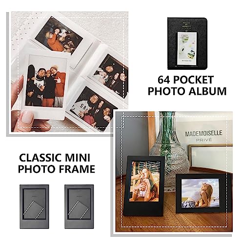 CAIYOULE Case for Fujifilm Instax Mini EVO, Protective PU Leather Carrying Bag with Mini Photo Pouch, Album, Frames, Screen Protector Accessories Kit - Vintage Brown by CAIYOULE - Image 5