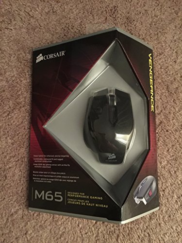 Corsair Vengeance M65 Performance FPS Gaming Mouse, Gunmetal...