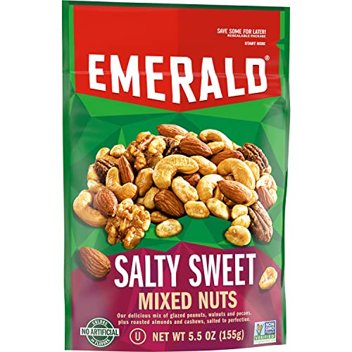 Image of Emerald Nuts, Salty Sweet Mixed Nuts, 5.5 Oz (Pack of 2)