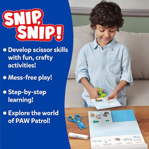 Image of Skillmatics Snip Snip PAW Patrol, Scissor Skills, Felt Craft, Gift for Kids | Cutting Activity Book for Preschool, Safety Scissors, Fine Motor Skills, Screen-Free, Learning Toy, Toddlers, Ages 3, 4, 5