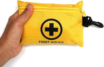 Galaxy 151 Pcs First Aid Kits Small for Survival Emergency Trauma Military Tactical Medical School Office Home Hunting Camping Hiking Fishing Outdoor IFAK EMT Yellow Bag