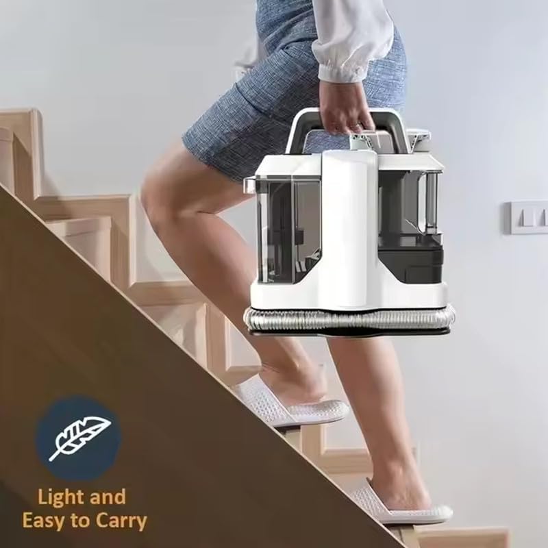 Maszyny do czyszczenia dywanów 450 W Przenośny ręczny środek do czyszczenia plam do dywanów i tapicerki Usuwanie głębokich plam, podwójny zbiornik do czyszczenia plam o pojemności 1