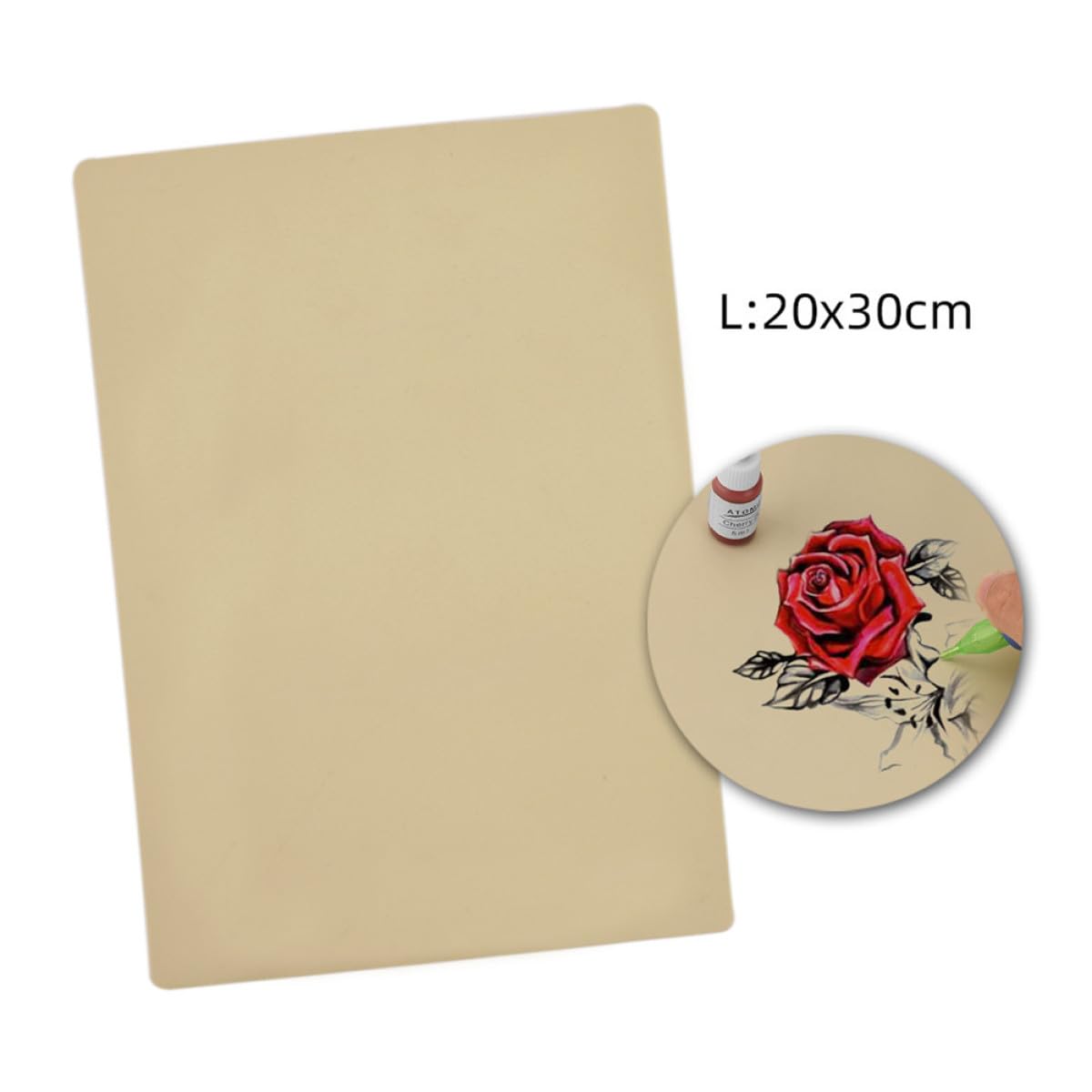 Blank Practice Skin for Tattooing Large Pig Skin 20X30Cm Supplies for Beginners and Artists — view 5