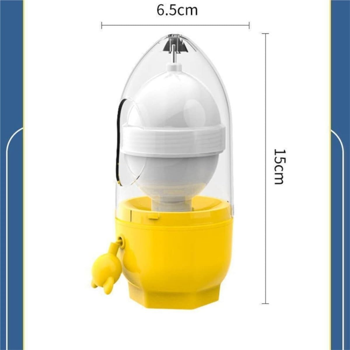 Rührbesen Backutensilien Eierschläger, Silikon-Mixer, Manuell, Goldener Eiermacher Mit Kordelzug, Eier-Kochwerkzeug, Mixer, Küchenhelfer Küchen Schneebesen(Yellow)
