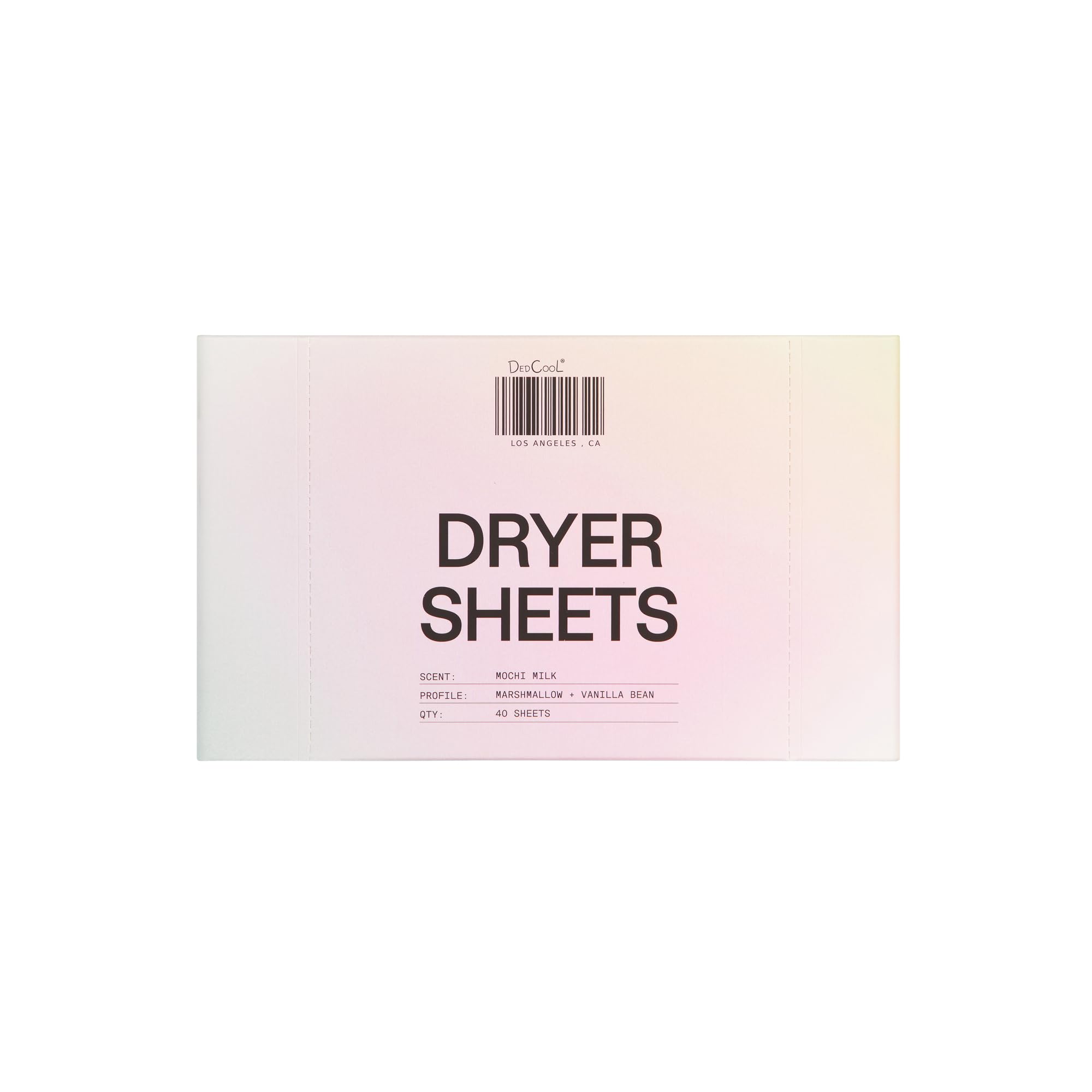 Photo 1 of DedCool Dryer Sheets Mochi Milk, 40 Count