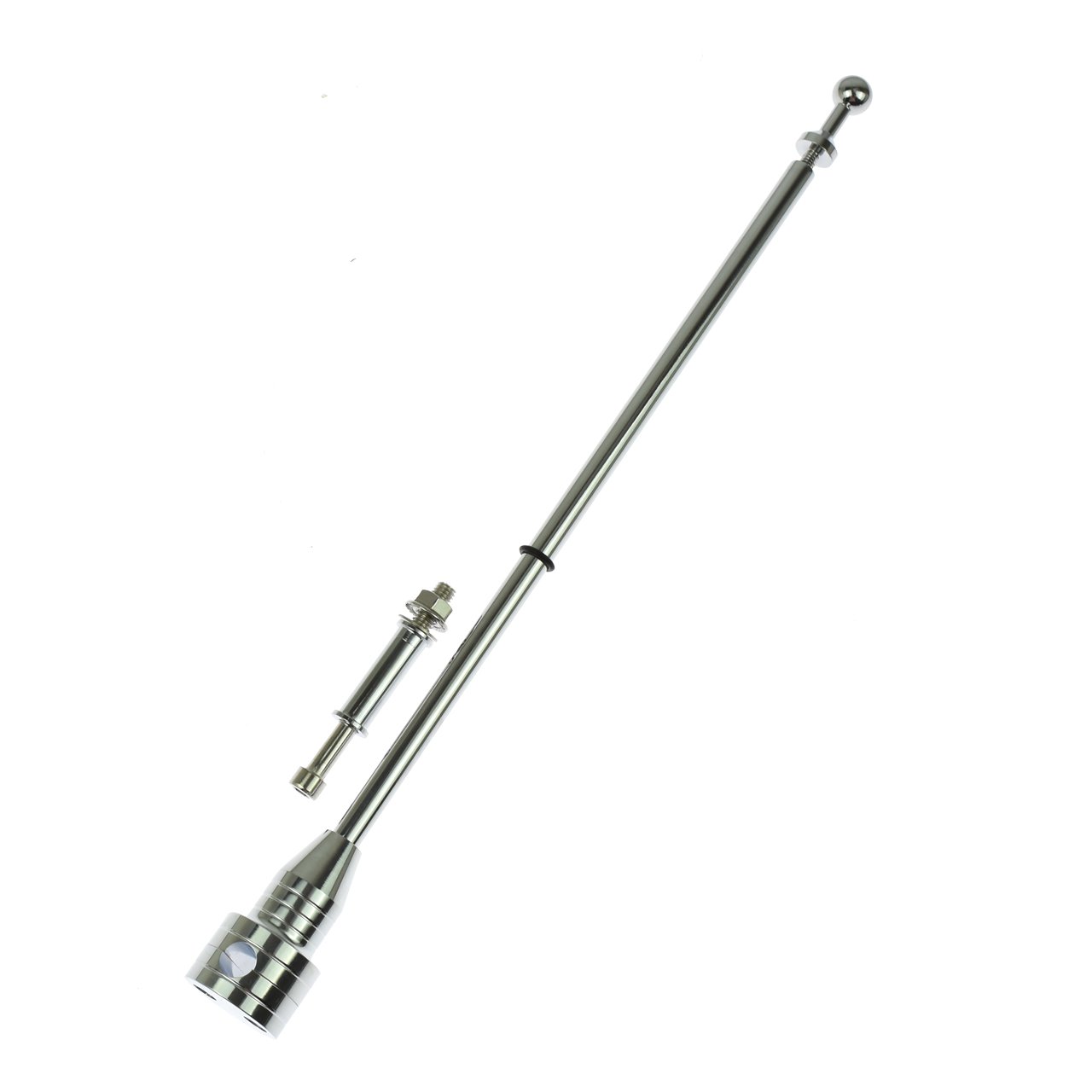 Rebacker Moto Arrière Fixation Latérale Porte-Bagage Drapeau Pole pour Harley Sportster XL Touring Road King Glide & Flht Chrome