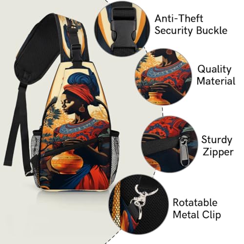 Bolso tipo sling unisex para senderismo y viaje miniatura 3