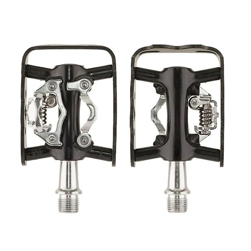 ZERAY ZP-101Z / Pedales MTB, BMX, Urbano... de Doble Cara Plataforma y Automáticos con Calas SPD y Reflectores Opcionales