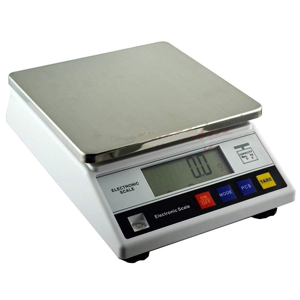 Balanza de laboratorio, balanzas de joyería Balanzas de cocina de 0,1 g Plataforma de acero inoxidable de CA y CC (3000 Gx0,1 G) Almacenamiento compacto, fácil de limpiar little surprise