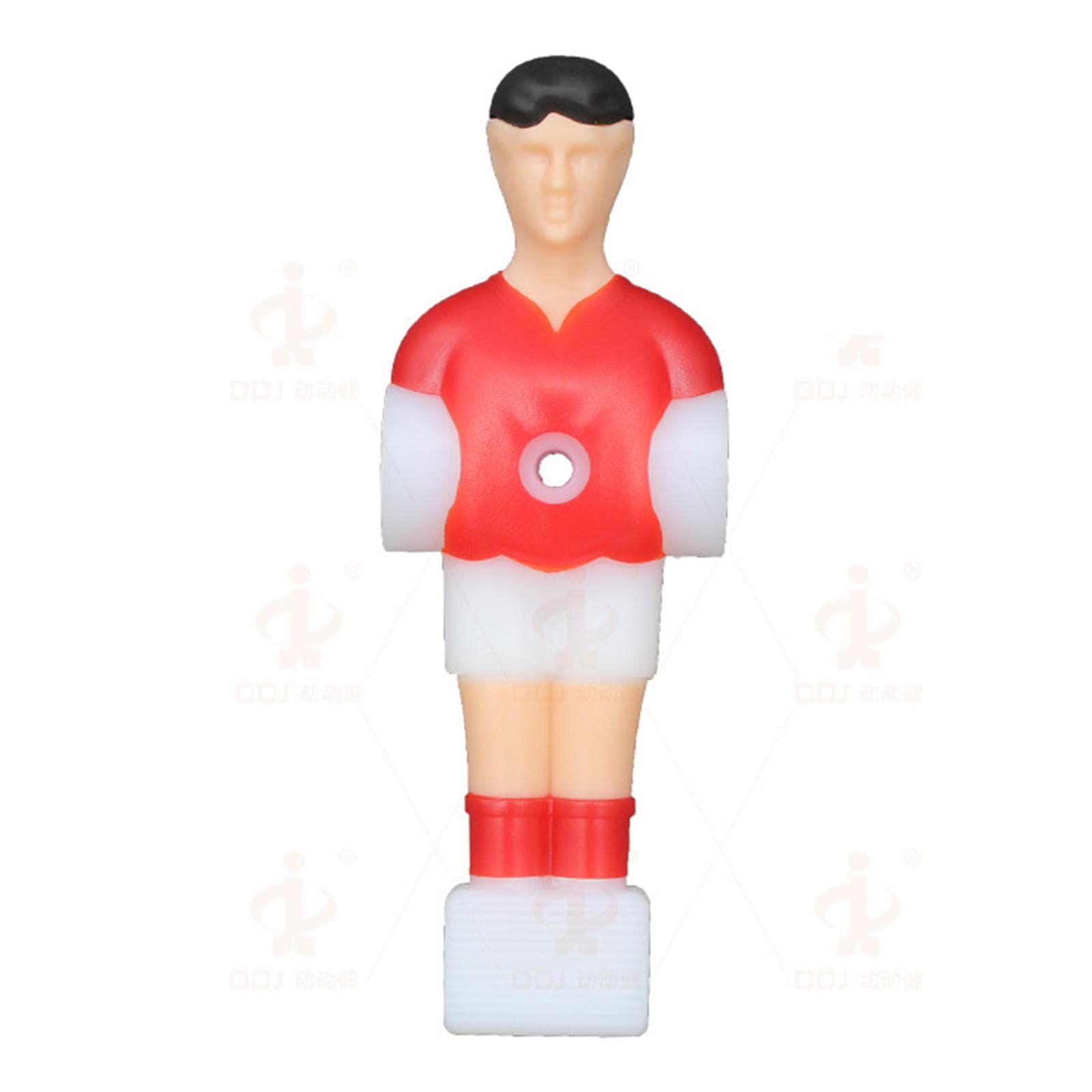 Perfeclan Reemplazo de 11 Uds. de Futbolín para Hombres, Mini Muñeca, Accesorio para Máquina de Futbolín, Rojo Y Azul para Juego