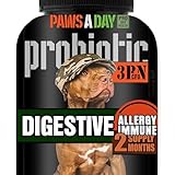 Army Soldier Owned Dog Probiotics for Yeast, Itchy Skin & Itchy Ears, Dog Allergy Relief, Digestive Health, Occasional Diarrhea & Immune Support, 3 Billion CFU, 60 Yummy Chewables