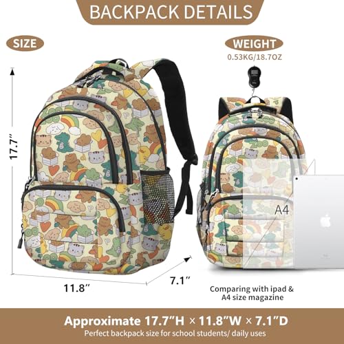 Image of rickyh style School Backpack Travel Bag for Men & Women Lightweight College
