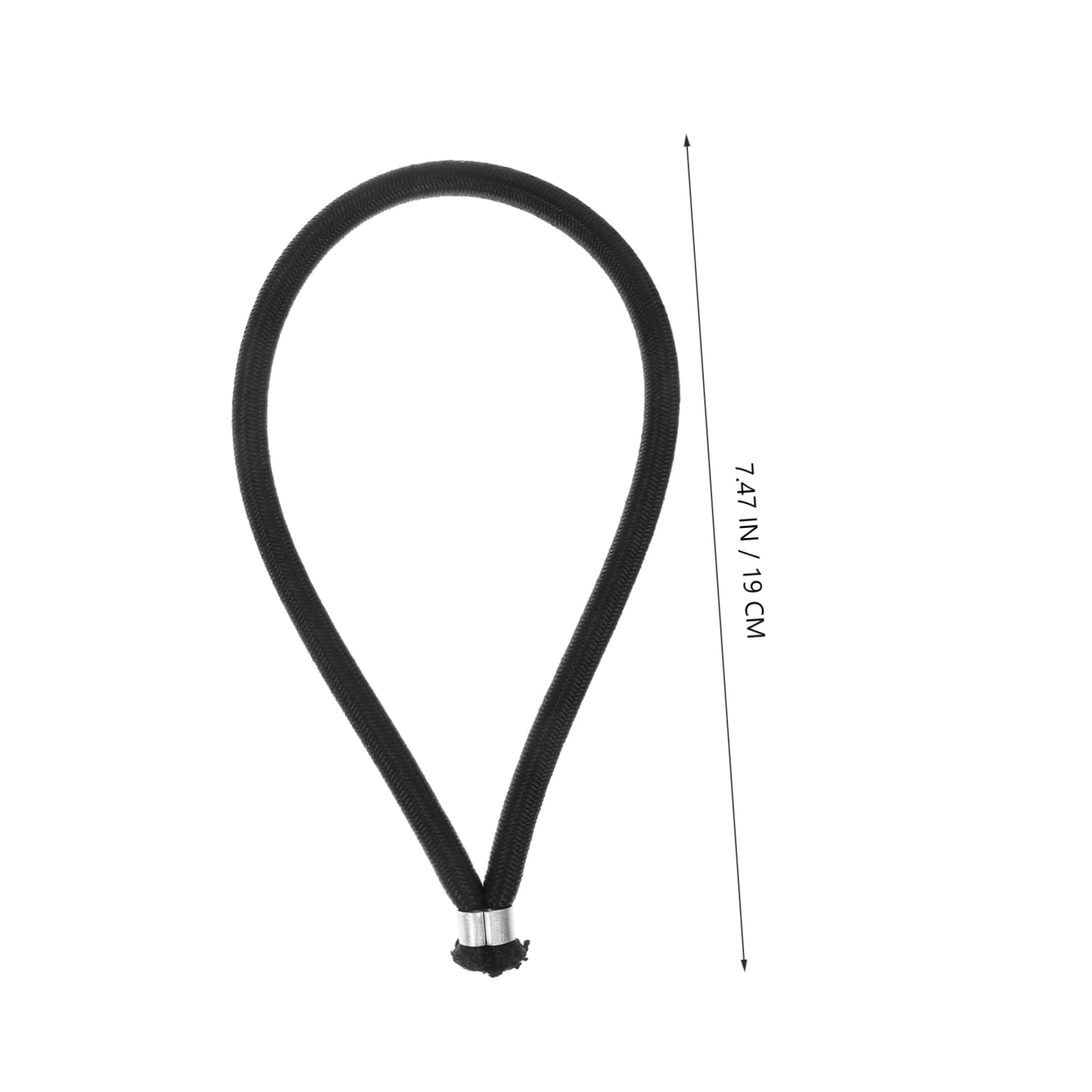 UPKOCH Corde élastique pour Trampoline Sangle d'arrimage pour bâche d'auvent Sangles élastiques Corde élastique résistante Corde élastique Noire Petits élastiques Mini sandows