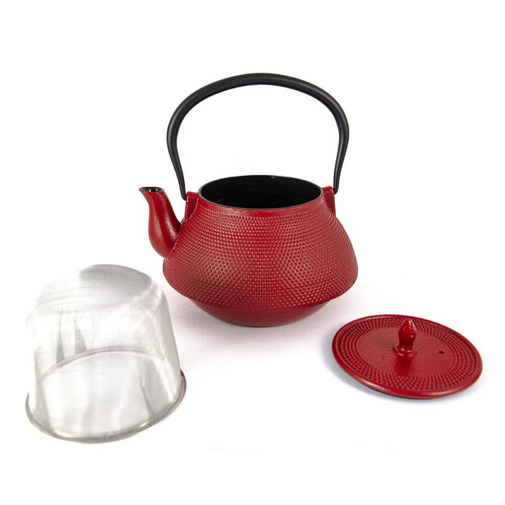 Tetera Hierro Fundido samurái 1.9 Litre – Rojo – 1.9L