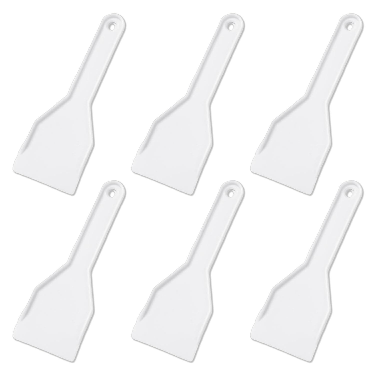 VEHYEGOI 6 Pieces Of Plastic Shovels, Refrigerator Freezer Deicing Shovels, Labor-Saving And Non-Slip Grip, Essential Gadgets For Home Kitchens.