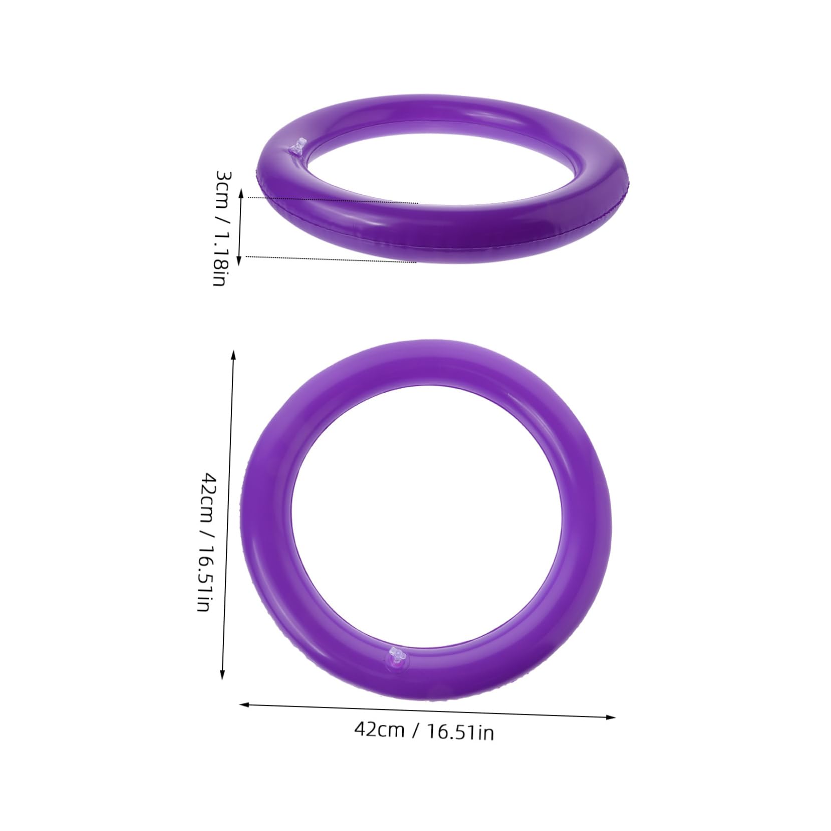 Base de Ballon de Yoga Ronde en PVC Anneau Fixe pour Ballon de Yoga Gonflable, Accessoire Fitness Stable et Facile à Nettoyer pour Entraînements et Exercices