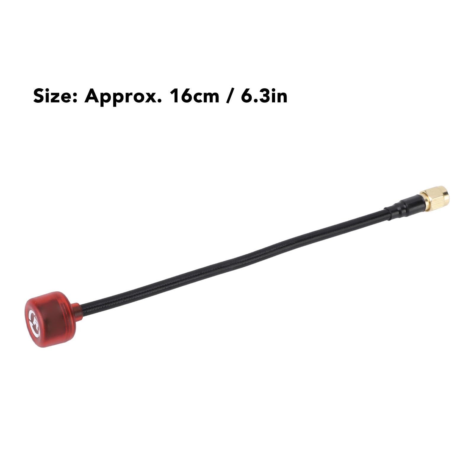 Antena RC Drone, 5.8G 16CM Alta Eficiencia de Transmisión Quadcopter Racing Drone Antena, Amplia Frecuencia con Parámetros Consistentes, Material ABS