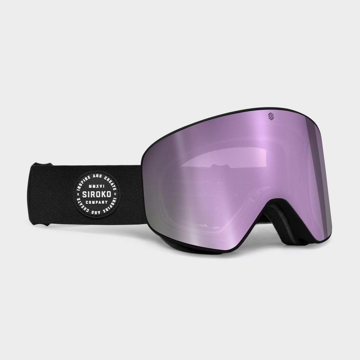 SIROKO GX Ski- & Snowboardbrille Herren und Damen mit UV400 Antifog und Kratzfeste Beschichtung Wintersport