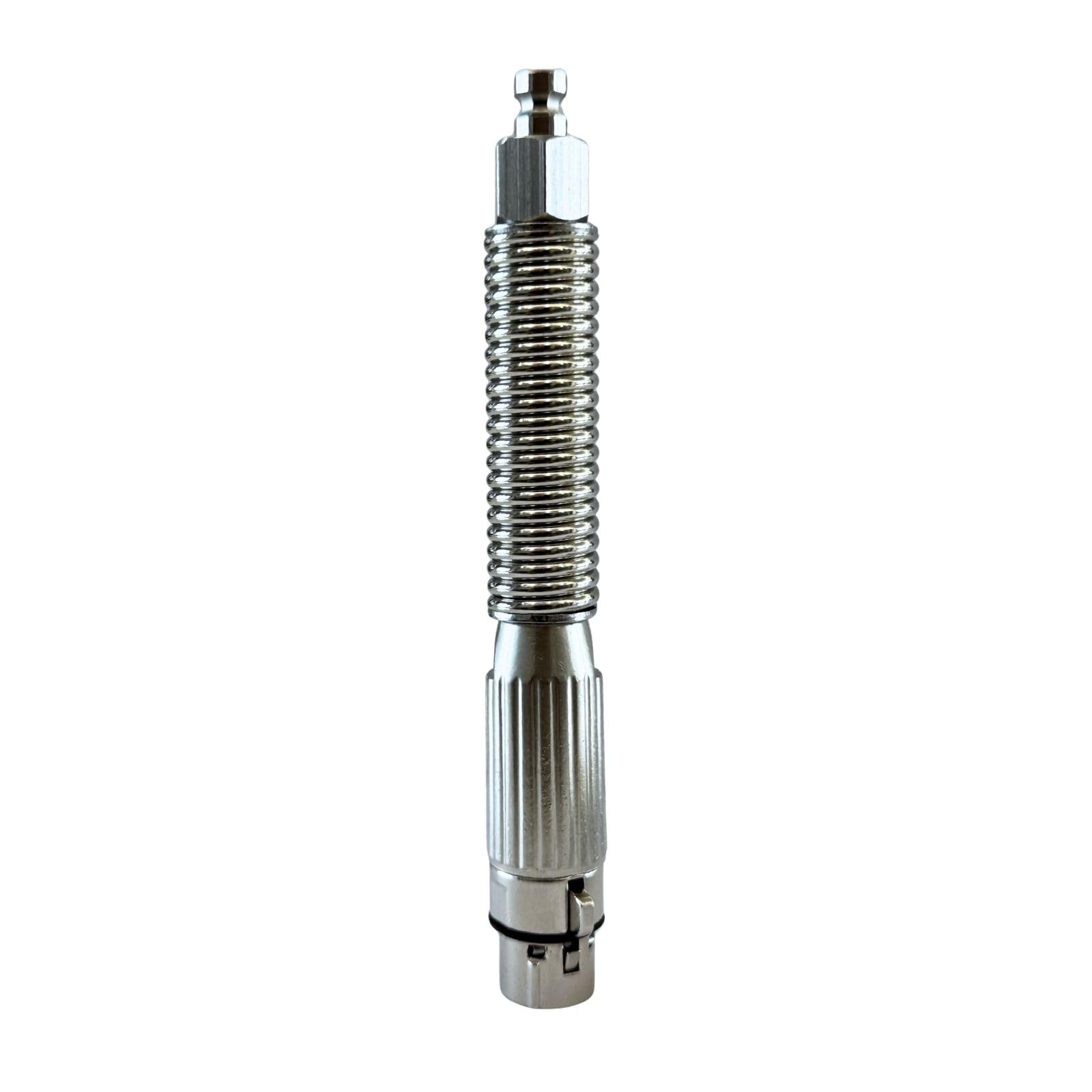 Adaptateur Vac-u-Lock - Tige d'extension avec ressort autobloquant - En acier inoxydable - Accessoires vers 3 connecteurs XLR - Compatible avec système KlicLok - 14,5 cm