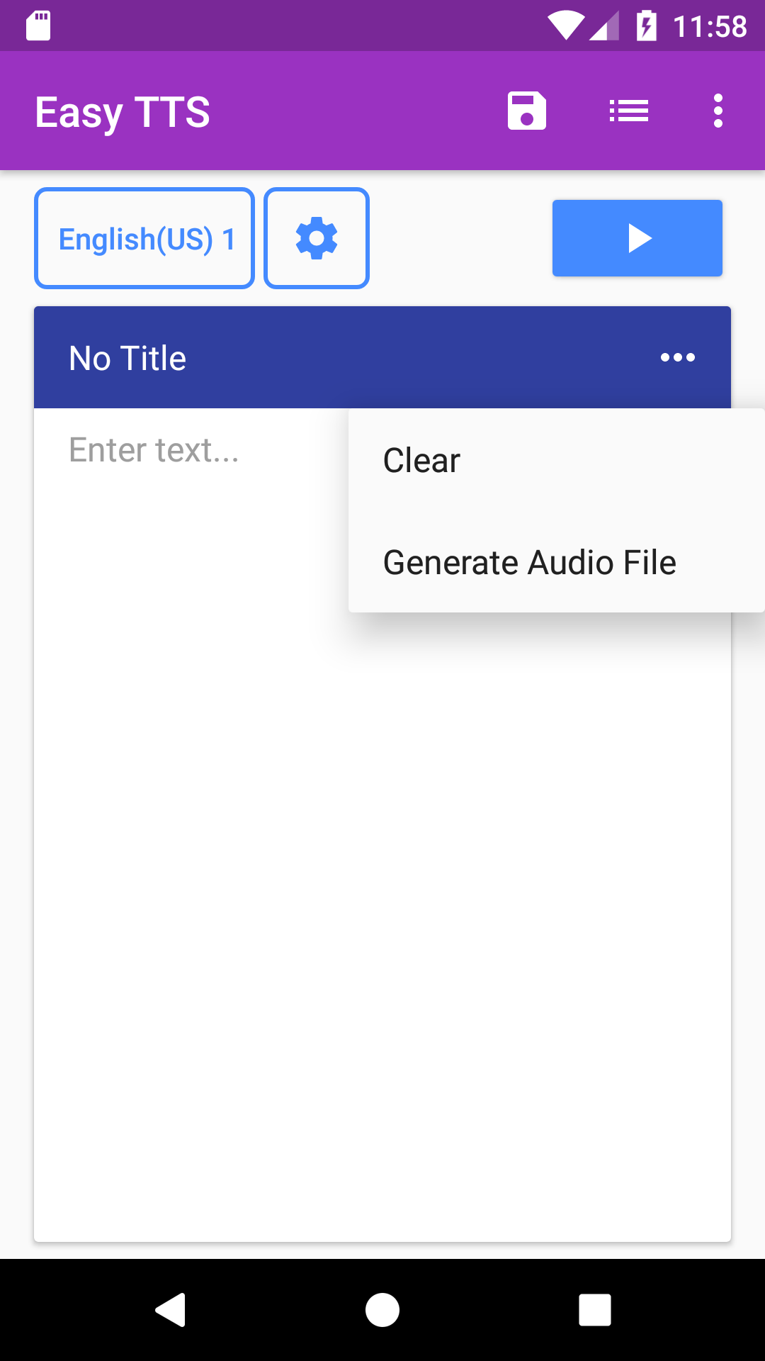 Easy TTS - Text to Speech - App on Amazon Appstore