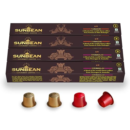Image of SUNBEAN Panagiri + Nicamalai Gourmet Coffee Capsules Box |Pack of 40