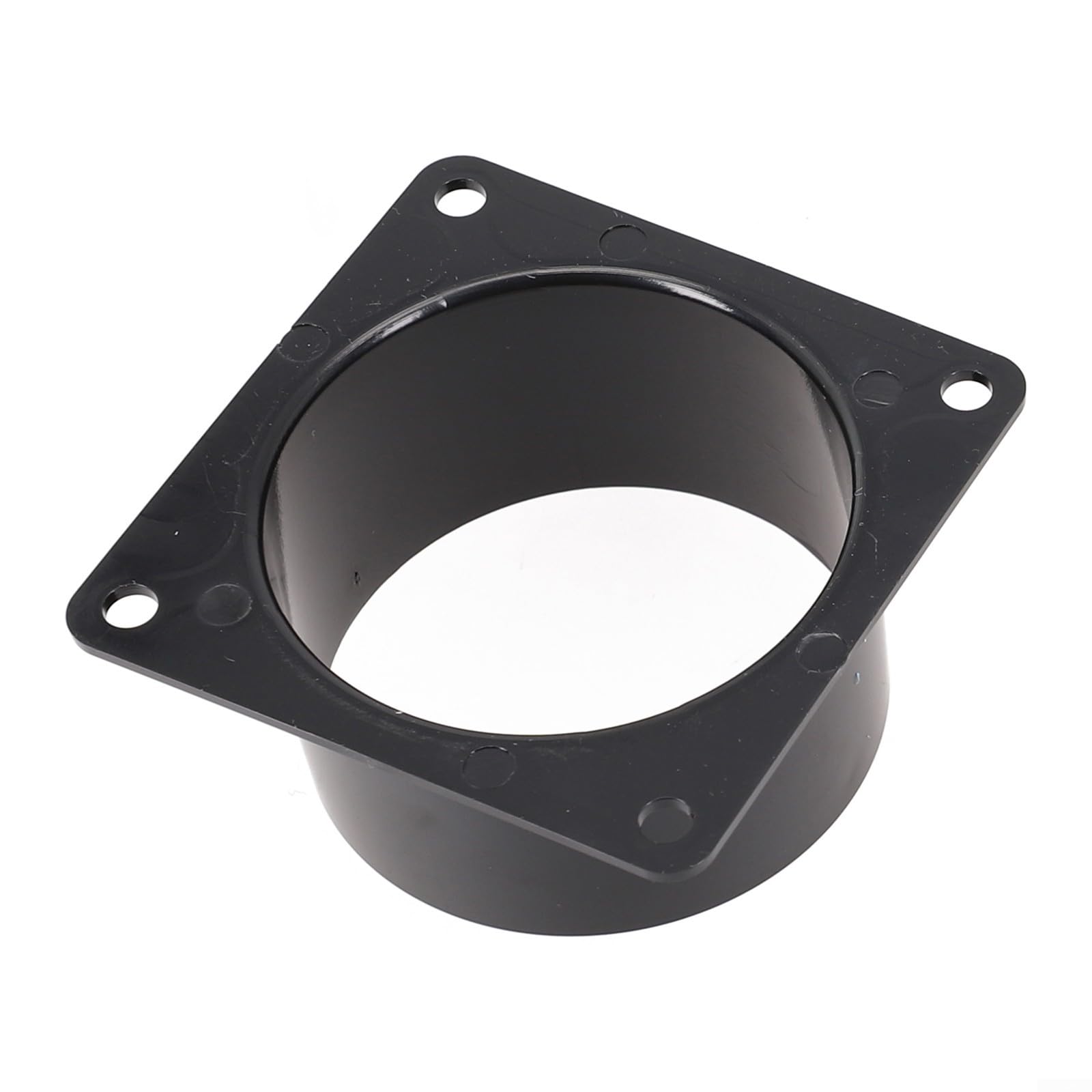 Connettore per condotto dell'aria in plastica, flangia per pannello e parete, connettore dritto per riscaldamento e raffreddamento, raccordi per tubi del di ventilazione (75 mm)