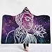 AHJJK Couverture à Capuche Bouddha et Lotus Couverture en Laine Super Douce et Chaude imprimée colorée en 3D, adaptée au Fauteuil inclinable pour Enfant Adulte et au Camping 150x130 cm