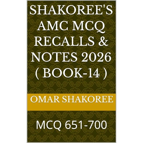 Shakoree's AMC MCQ Recalls & notes 2026 ( Book-14 ) Audiobook By Omar Shakoree cover art