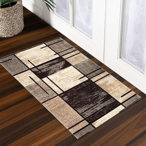 Tapis lavable à poils ras pour entrée et balcon résidentiel - 3