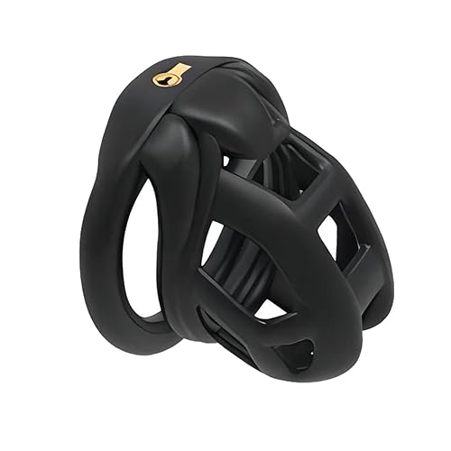 New Chastity Cage 3.0 Male Chastity Device with 4 Rings Male Chastity Cage Resin Cock Cage Chastity Cage Lightweight Chastity Cage for Man Penis Bondage Exercise Male Sex Toy(NUB) - NUB