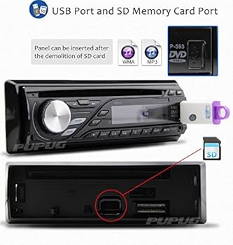 1DINサイズDVD／CDプレーヤー 1DIN DVDプレーヤー 車載 CPRM対応 12V 24V USB SD DVD CD 送料