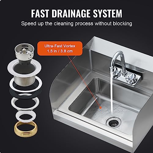 Commercial Stainless Prep Sink Table