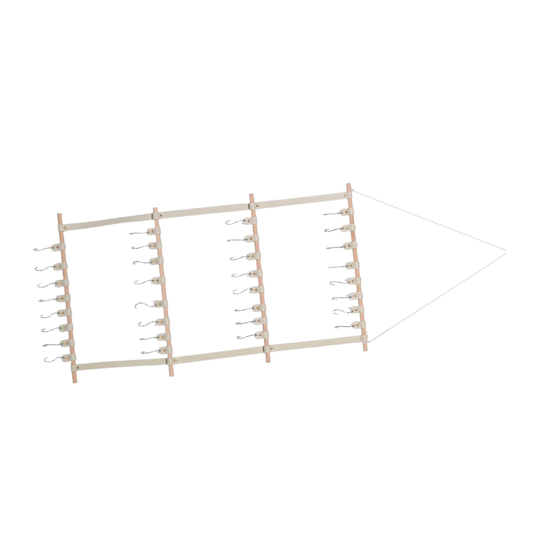 PRETYZOOM Wall Mounted Storage Rack for Stylish Bow Holder Hair Clips Organizer Decorative Hair Accessory Display for Rooms