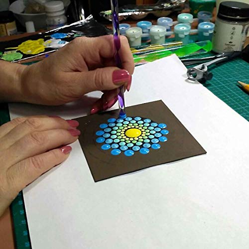 Definite Mandala Art Dot Painting Designer Acrylic Tools Set of 8 Pcs Mandal Tool and 5 Pcs Dotting Tool - Image 6
