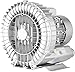 Regenerative Blower, Vortex Ring Blower, Ring Blower 110V 50Hz Single Phase, High-Pressure Vortex Ring Blower, Industrial Vacuum Pump For Air Blowing Or Suction(370W/0.5HP)