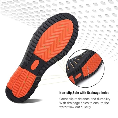 Image of YALOX Water Shoes Men's Women's Swim Shoes Outdoor Beach Barefoot Quick-Dry Aqua Pool Socks Swimming Yoga Surfing Exercise