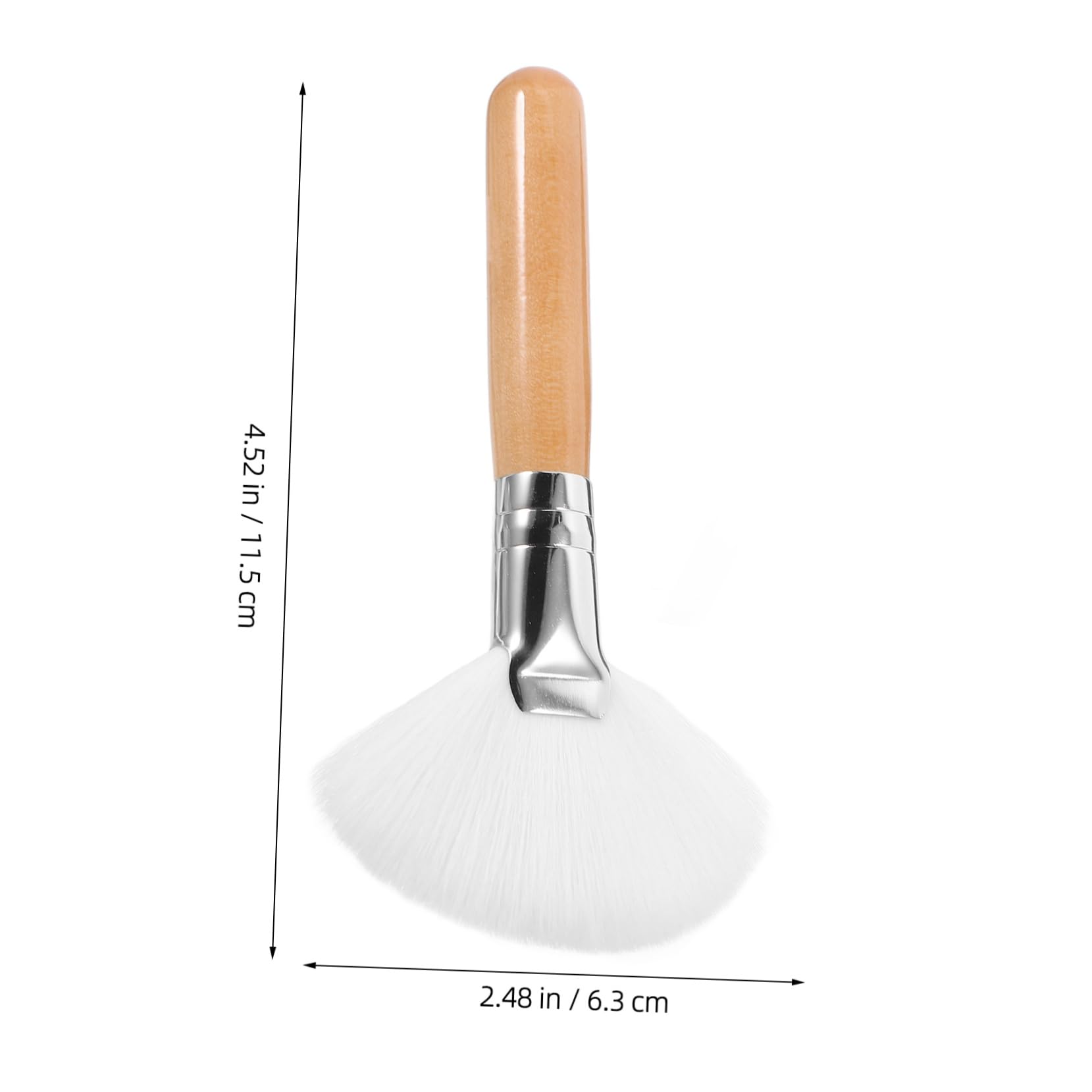 Beatifufu Set of 2 Makeup Brushes for Highlighting Powder for Smooth Application