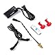 TOTMOX Universelles digitales LED-Motorradthermometer mit Sensor, Wassertemperaturanzeige 0-120 ℃ für Rennmotorrad-Scooter 12 V