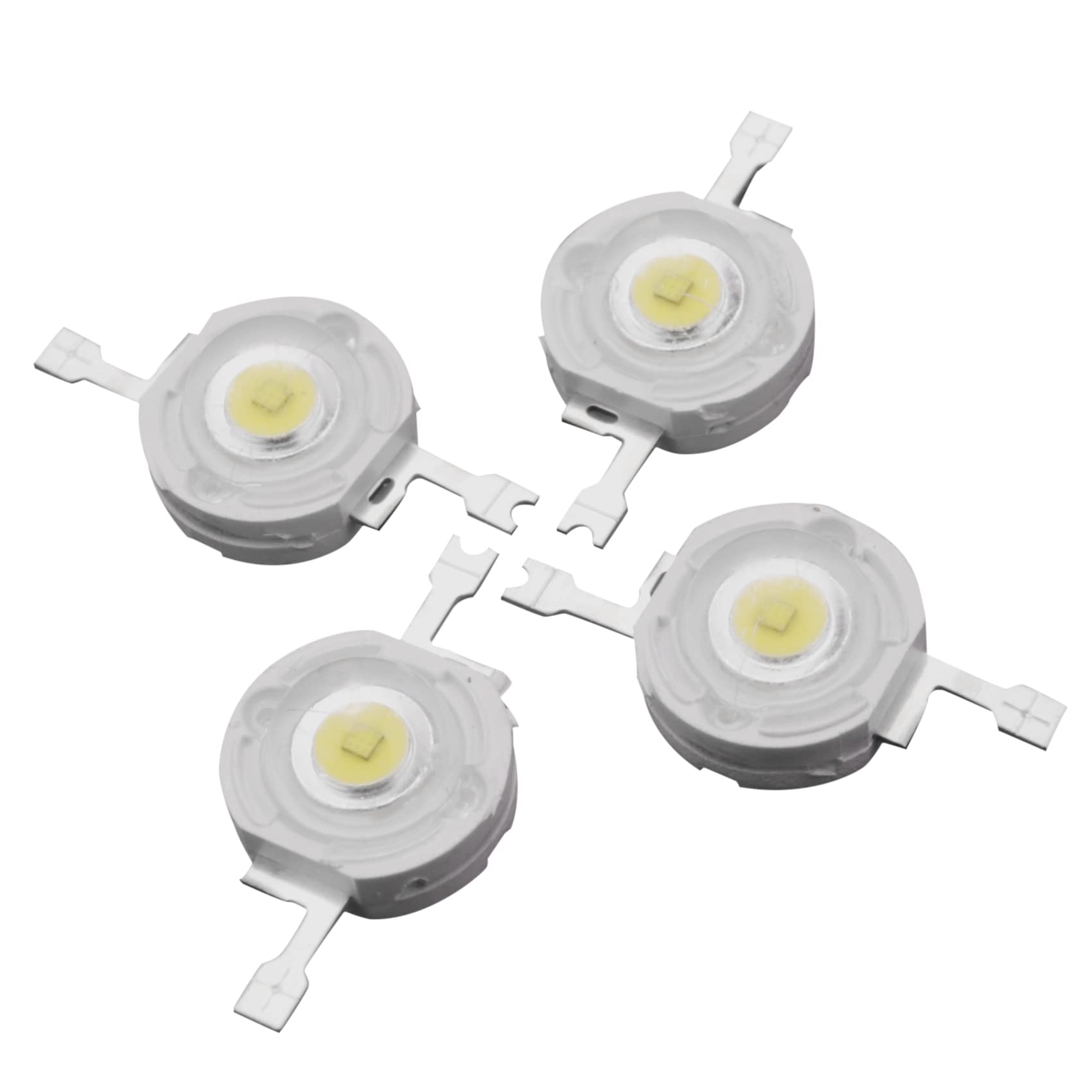 Kqcibz 50Pcs 1W Diode High Power Cool White Led Beads 1 Watt Lamp Chip 3V-3.4V