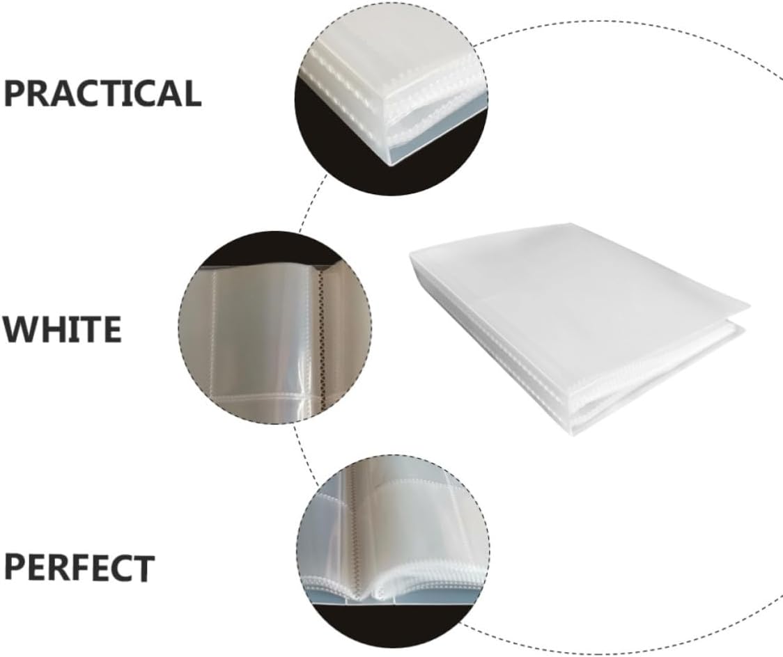 YARNOW 3 Inch Photo Album for 160 Sheets Sturdy Pp Material Photo Card Holder for Business Cards for Office Use and Home Use
