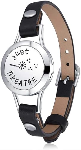 Miniatura 6 de Pulsera de acero inoxidable con difusor de aceites esenciales para aromaterapia