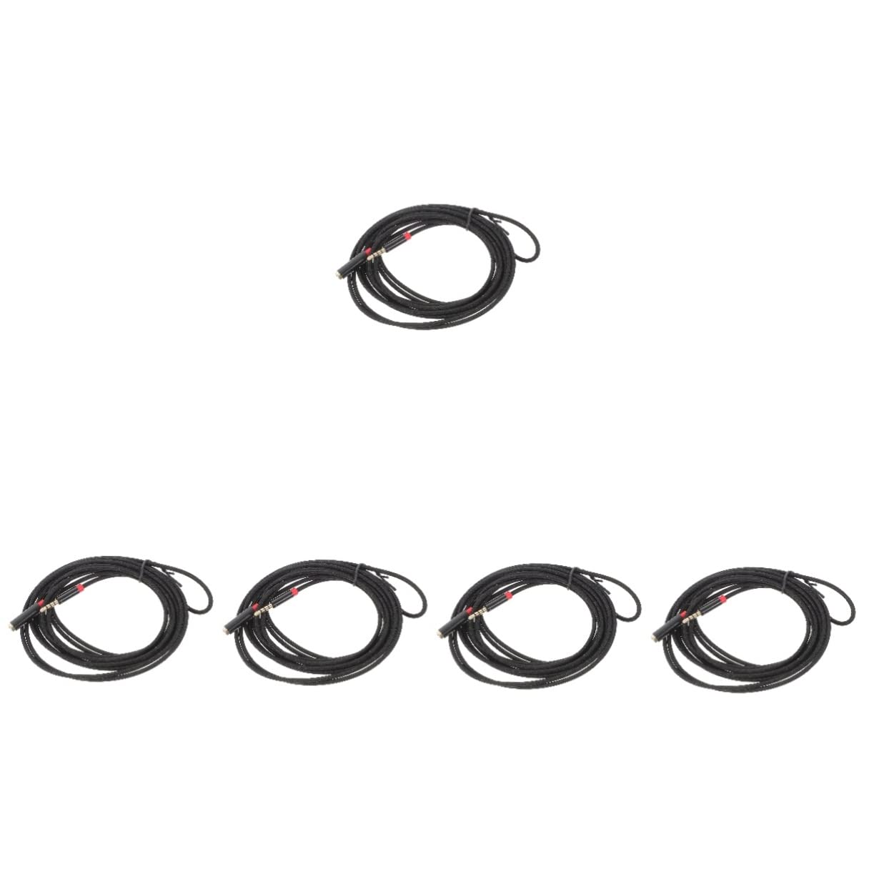 OSALADI 5pièces Câble Audio Stéréo Rallonge Jack Pouce Compatible Ordinateur Écouteurs Pratique Et Fiable avec Support Microphone