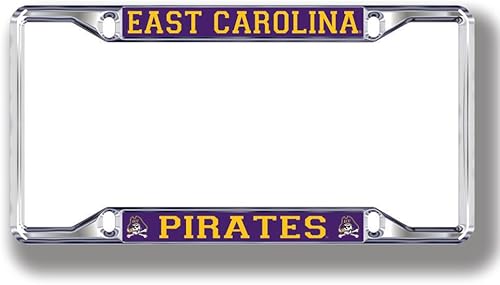 Miniatura 9 de Marco de matrícula de la NCAA plateado