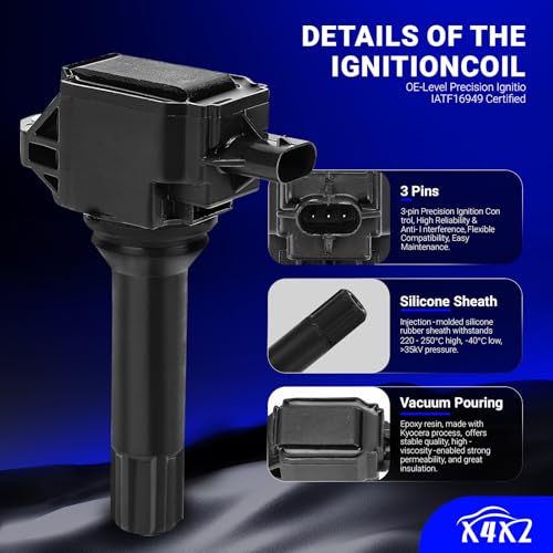 UF724 Ignition Coil & 93501 Double Iridium Spark Plug for Subaru Forester by X4XZ - Used condition - Image 8