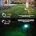 LEREKAM Solar Outdoor,40 LEDs Color Changing RGB Solar Landscape Path Lights,USB & Solar Powered Multicoloured Spotlights,14 Colors Auto Cycling Spotlights for Yard,Garden,2 Pack