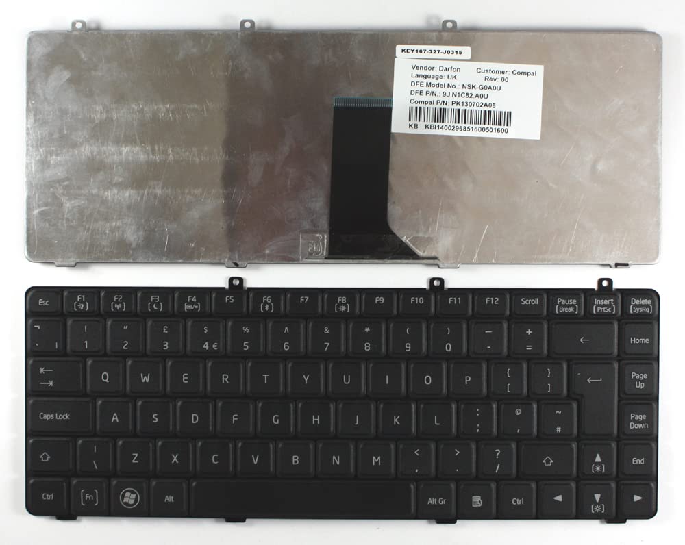 Clavier PC portable Gateway MD26 Keyboards4Laptops touches bloquées solution - 2
