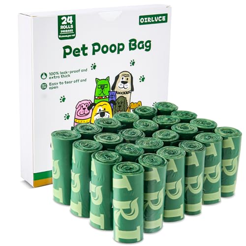 240 Hundekotbeutel 24 Rollen kernlose Hundekotbeutel extra dick stark auslaufsicher Grün