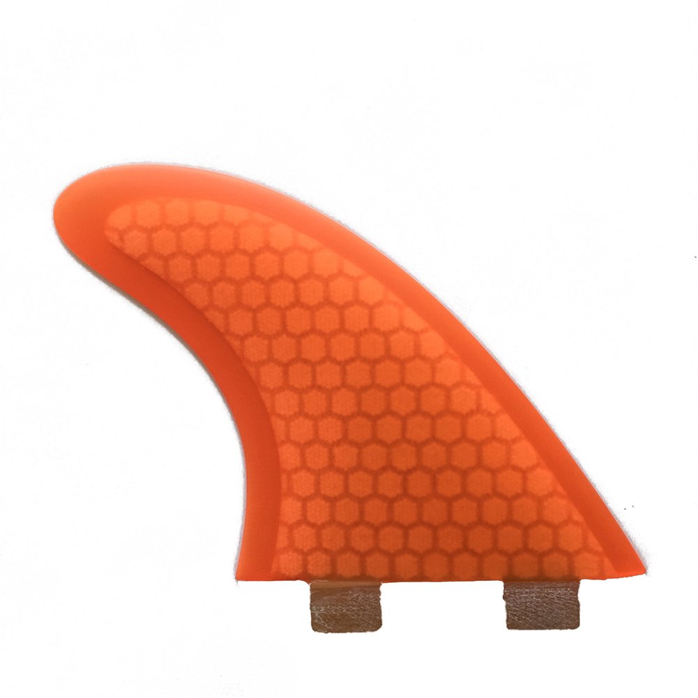 UPSURF Tabla de Surf Tri FCS Aletas Fibra de Vidrio Tabla de Surf Aletas Estilo Tener Panal Surf Cuerpo Bordo Thruster Set