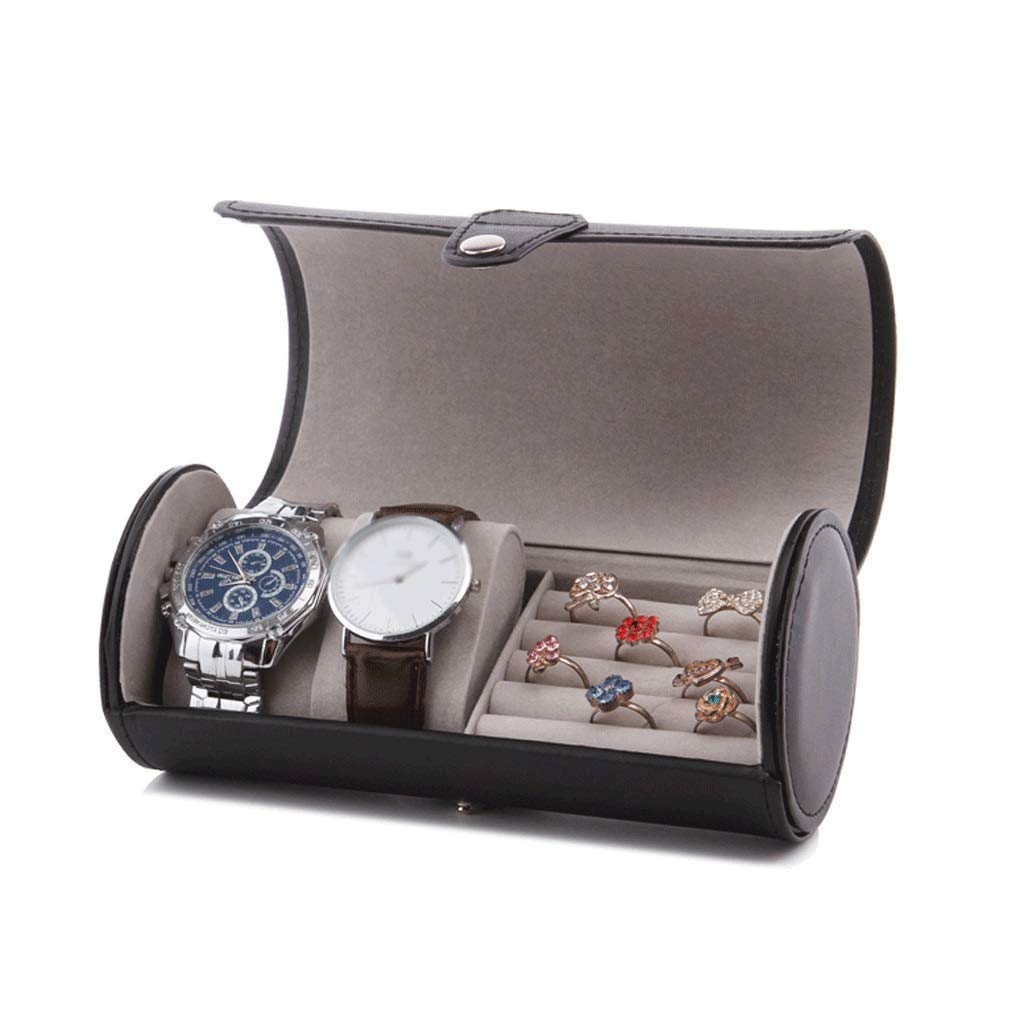 Boîtier de montre en cuir synthétique VOIR BOX rigide pour bagage